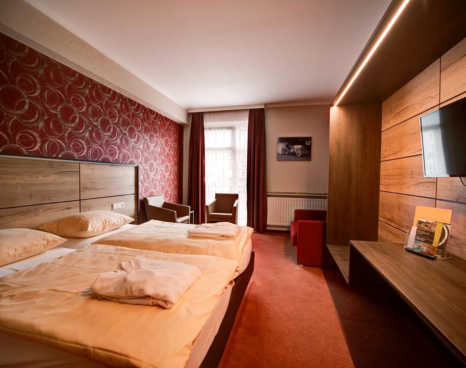 Chambre double avec balcon